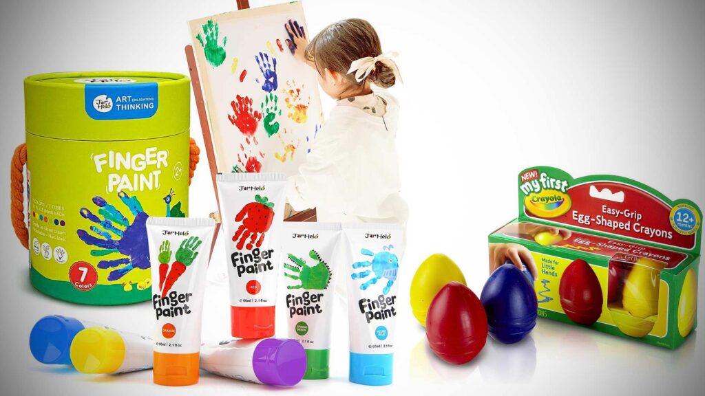 Arts and crafts supplies for 1 year old