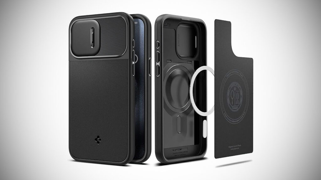 Spigen Magnetic Optik Armor MagFit for iPhone 15 Pro Max